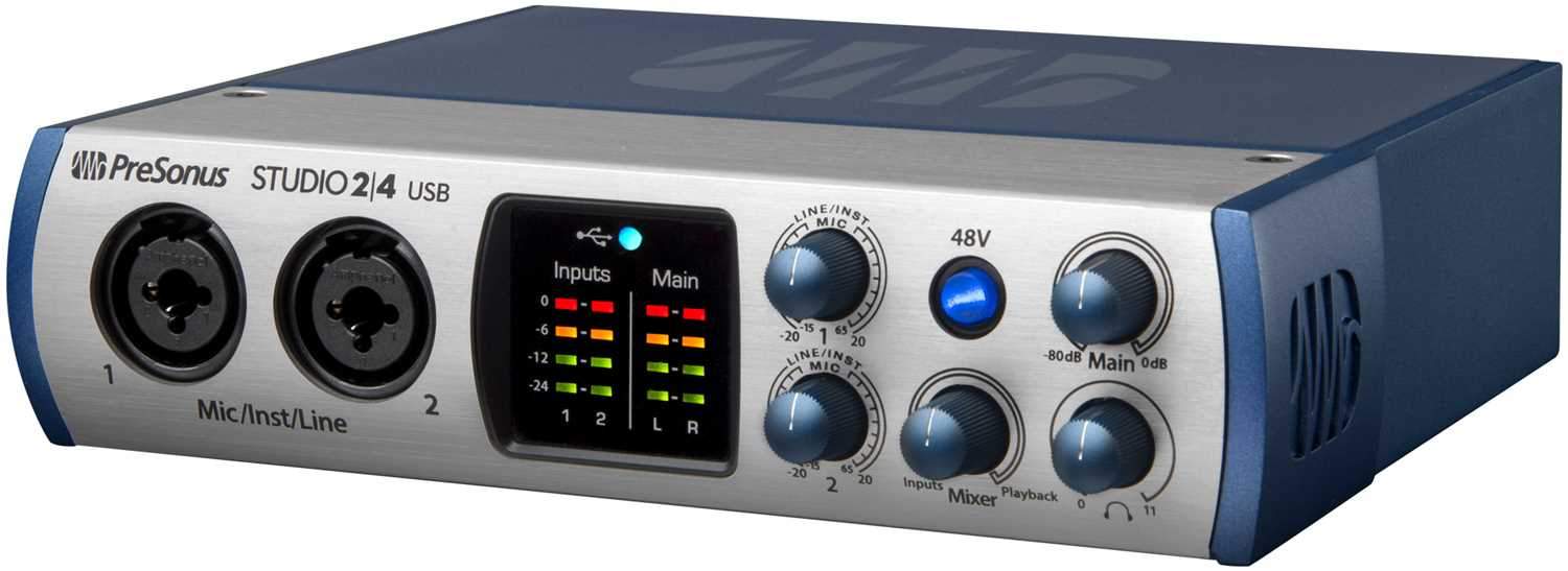Presonus Studio 2-4 192 kHz USB-C Audio Interface – Solotech