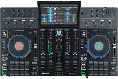 Denon DJ Prime 4 Standalone 4-Deck DJ System with Touchscreen - PSSL ProSound and Stage Lighting