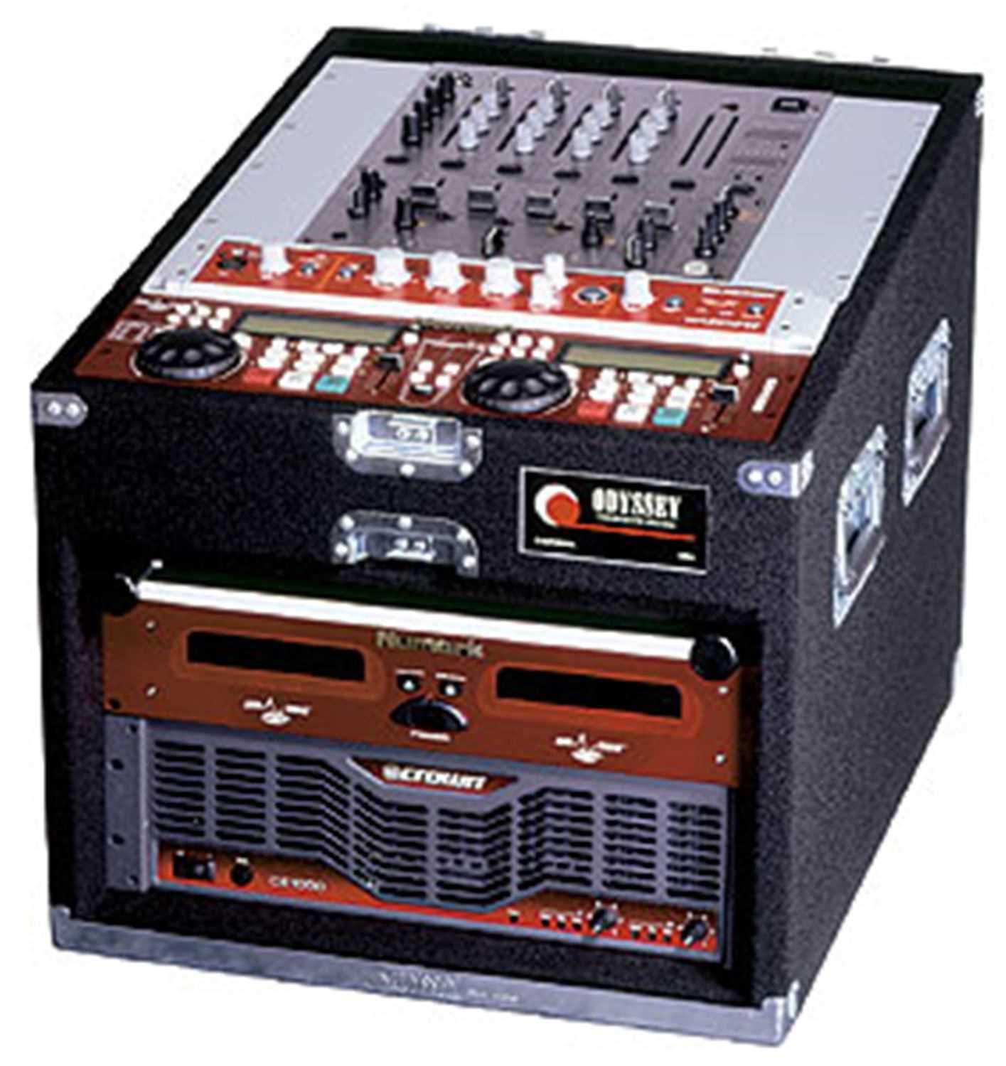 Odyssey PRO Slant Rack 13 Sp Top 6 Bottom Black