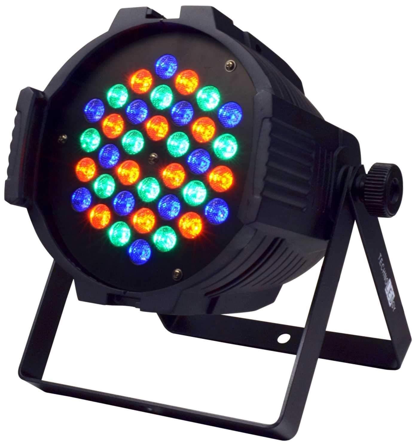 TechnoLEDgy Pro Par 108 Watt 36x3w RGB LED Light - PSSL ProSound and Stage Lighting