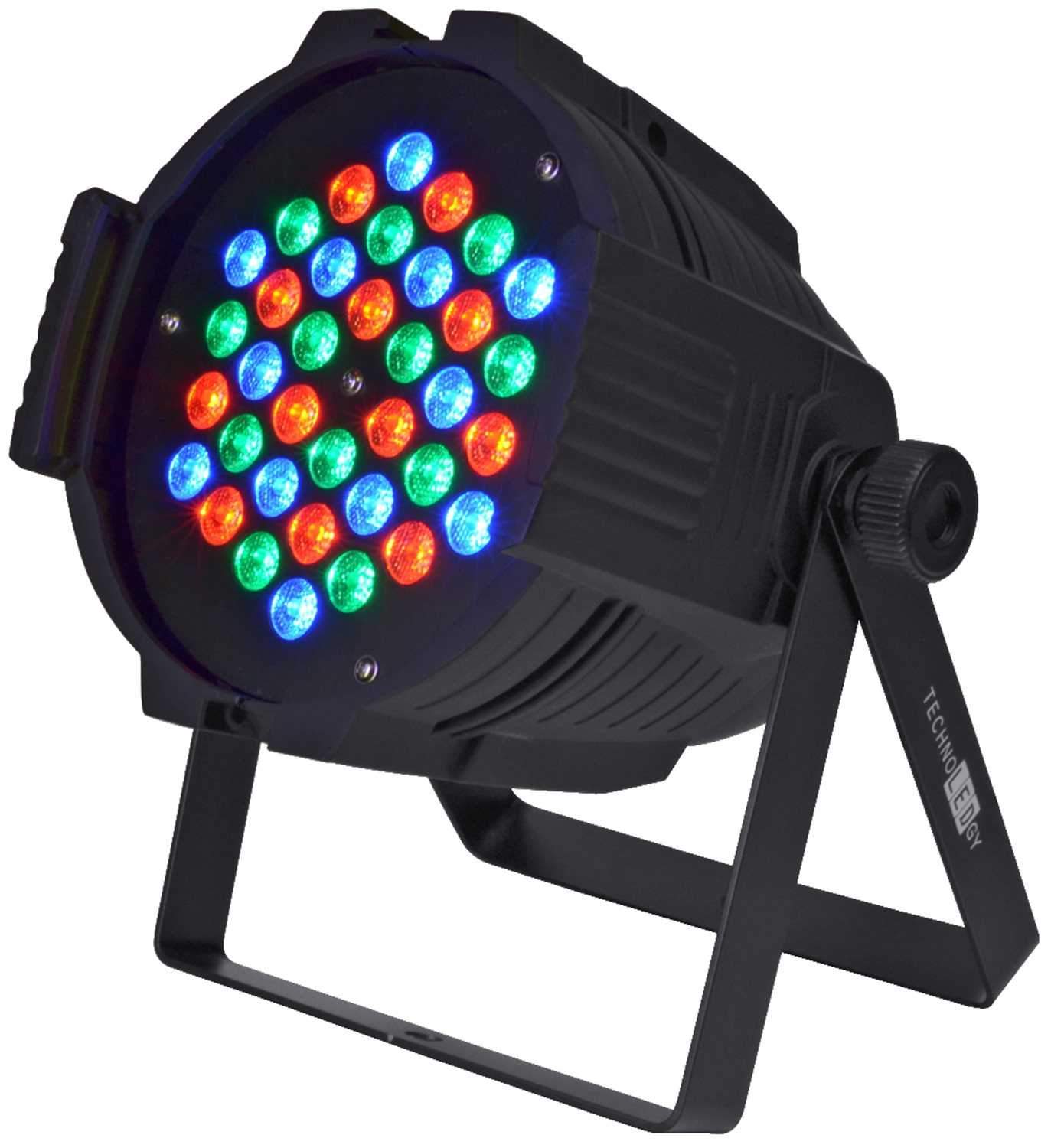 TechnoLEDgy Pro Par 36 Watt 3x1w DMX RGB LED Light - PSSL ProSound and Stage Lighting