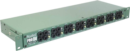 Radial ProD8 8Ch Passive Rack DI for Keyboards - PSSL ProSound and Stage Lighting