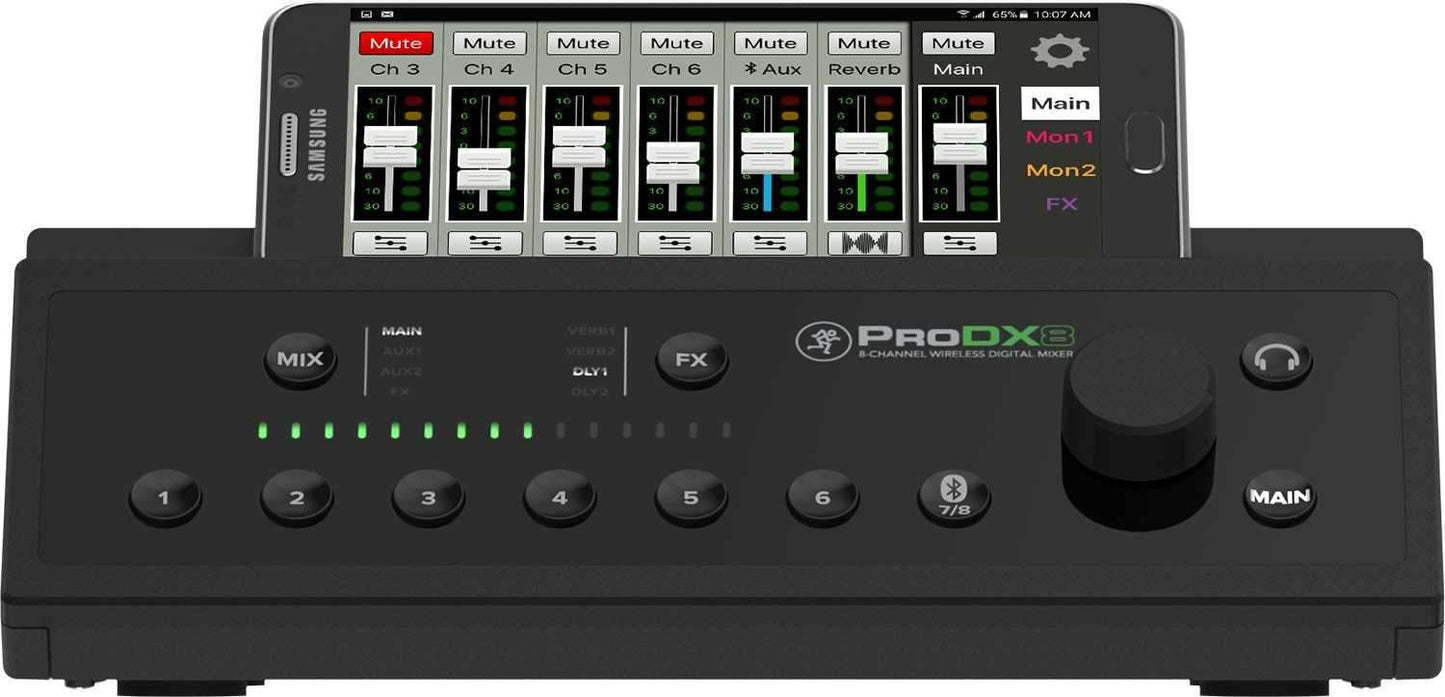 Mackie ProDX8 8-Channel Wireless Digital Mixer - PSSL ProSound and Stage Lighting