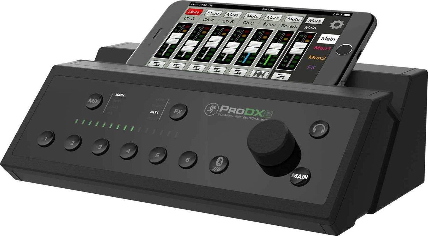 Mackie ProDX8 8-Channel Wireless Digital Mixer - PSSL ProSound and Stage Lighting