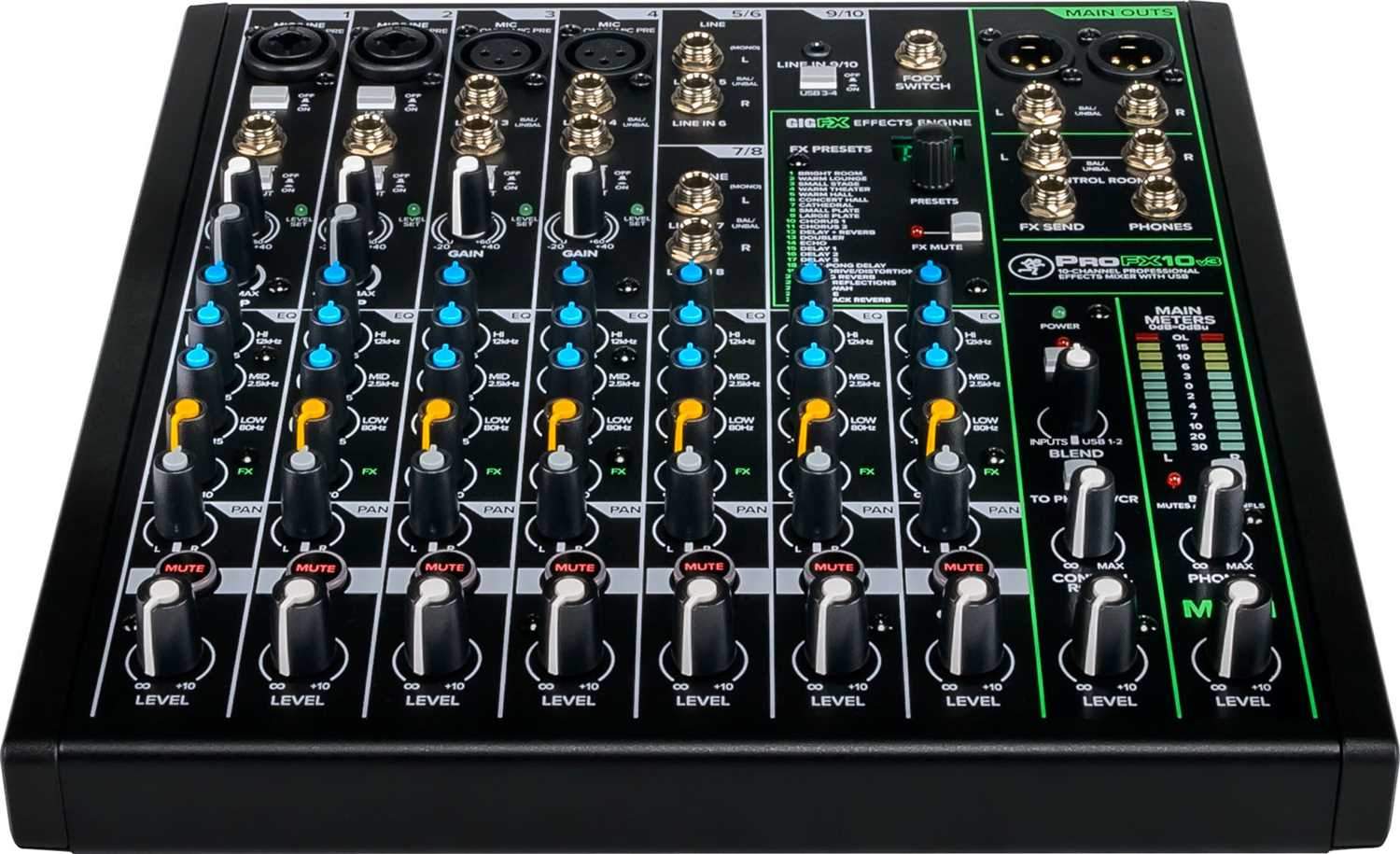 Mackie ProFX10v3 10-Channel Effects Mixer with USB – Solotech