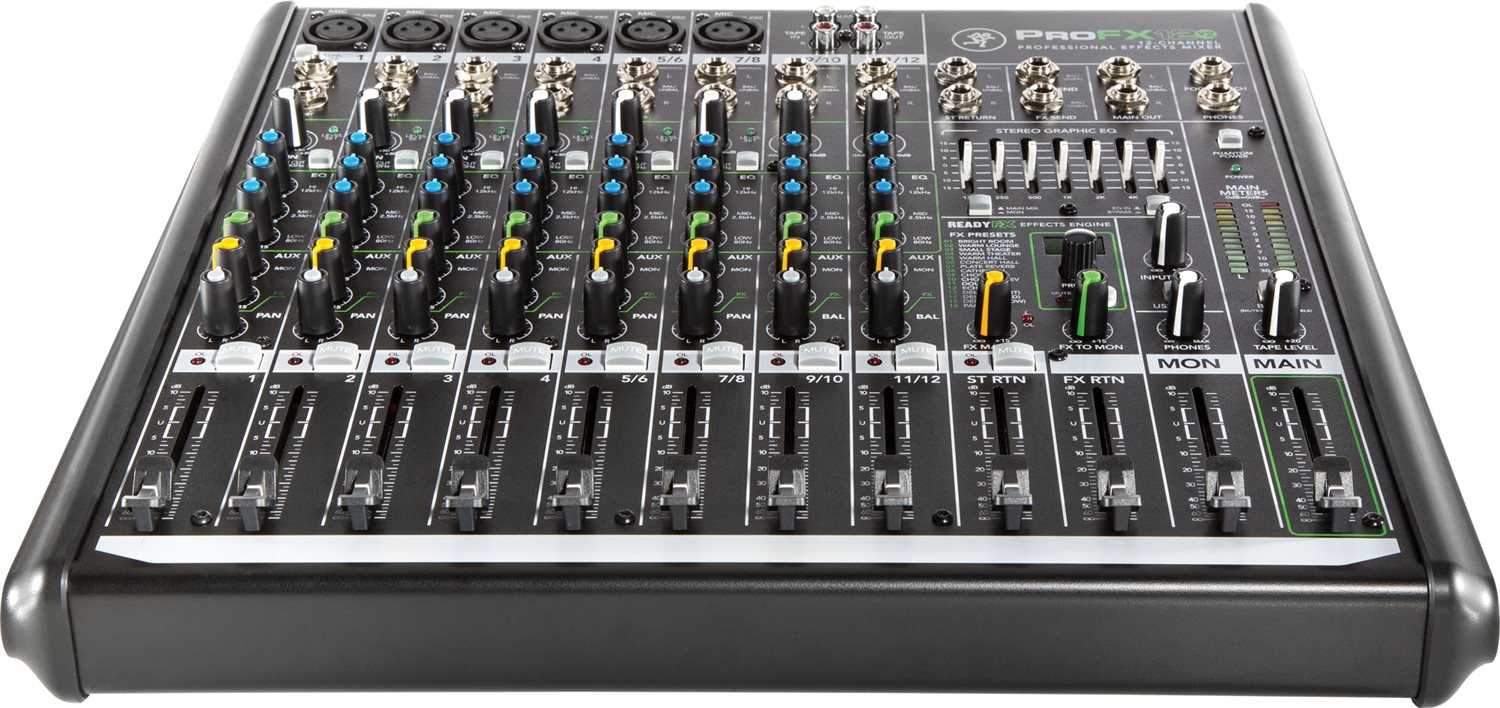 Mackie ProFX12v2 12-Channel PA Mixer with USB & FX - PSSL ProSound and Stage Lighting