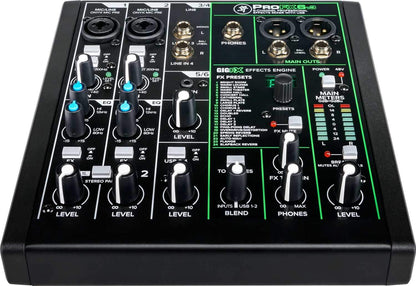 Mackie ProFX6v3 6-Channel Effects Mixer with USB - PSSL ProSound and Stage Lighting