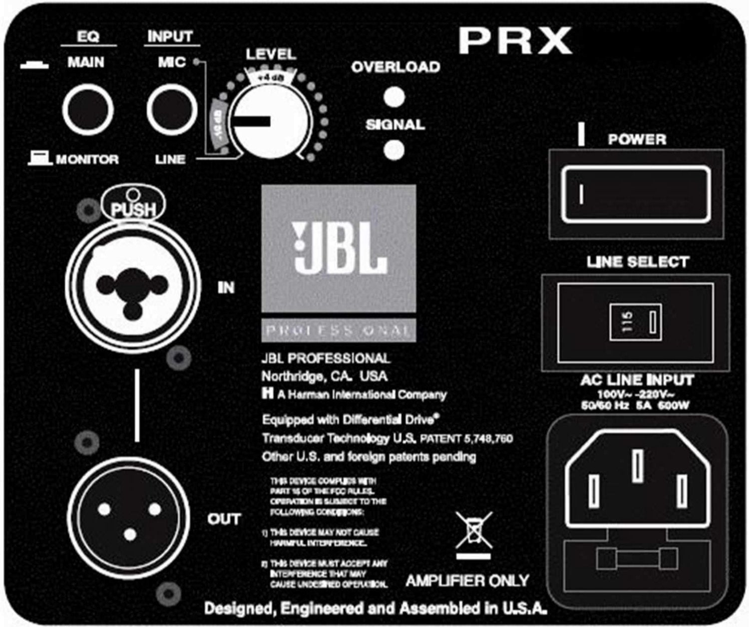 JBL PRX518S 18 Inch Powered 500 Watt Subwoofer - PSSL ProSound and Stage Lighting