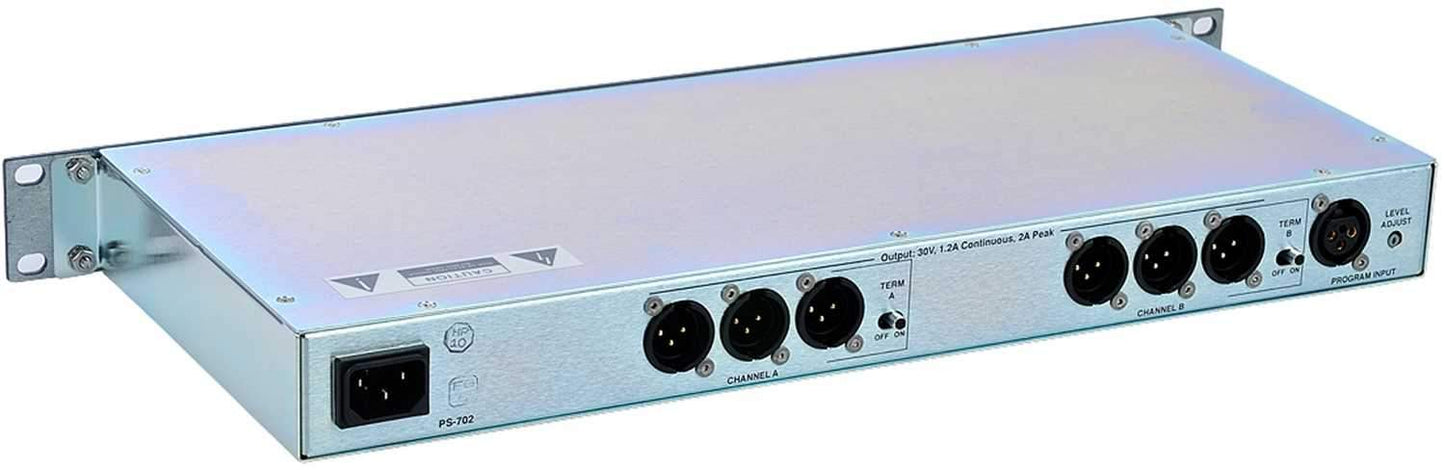 Clear-Com PS-702 2-Channel Rack Mount Power Supply - PSSL ProSound and Stage Lighting