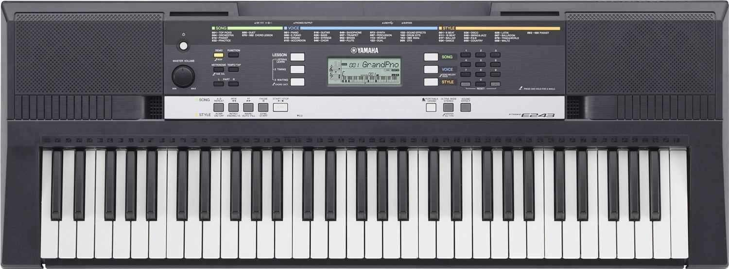 Yamaha PSRE243 61 Key Portable Keyboard - PSSL ProSound and Stage Lighting