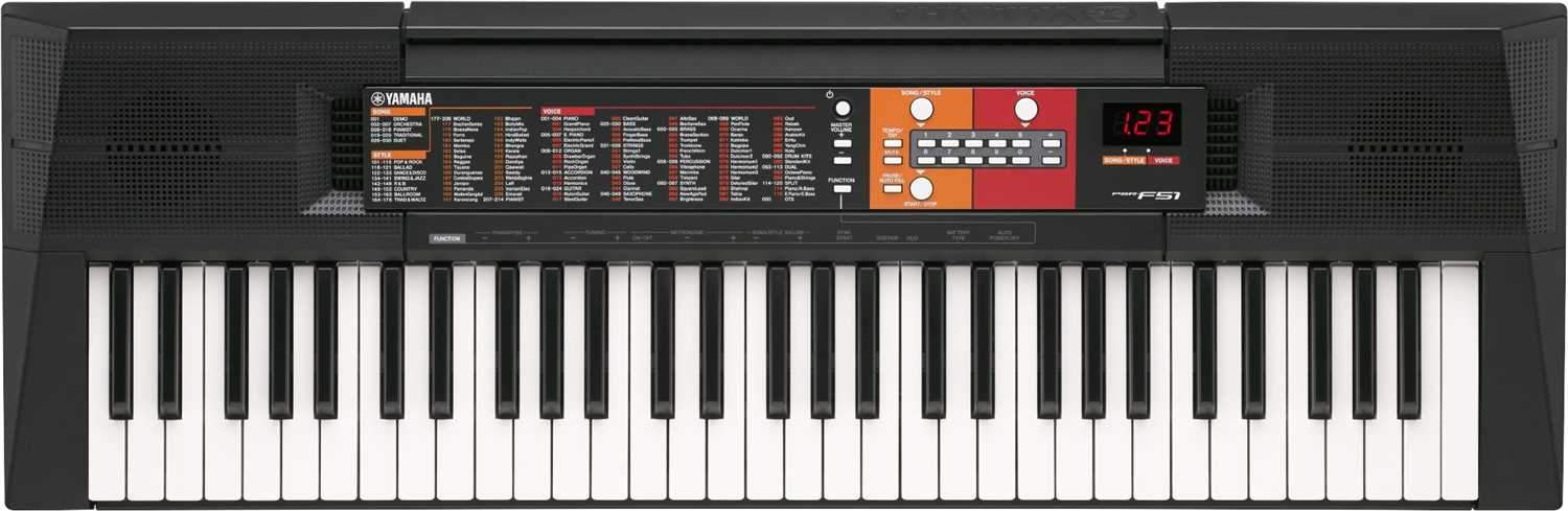 Yamaha PSR-F51 61-Key Entry-Level Portable Keyboard - PSSL ProSound and Stage Lighting