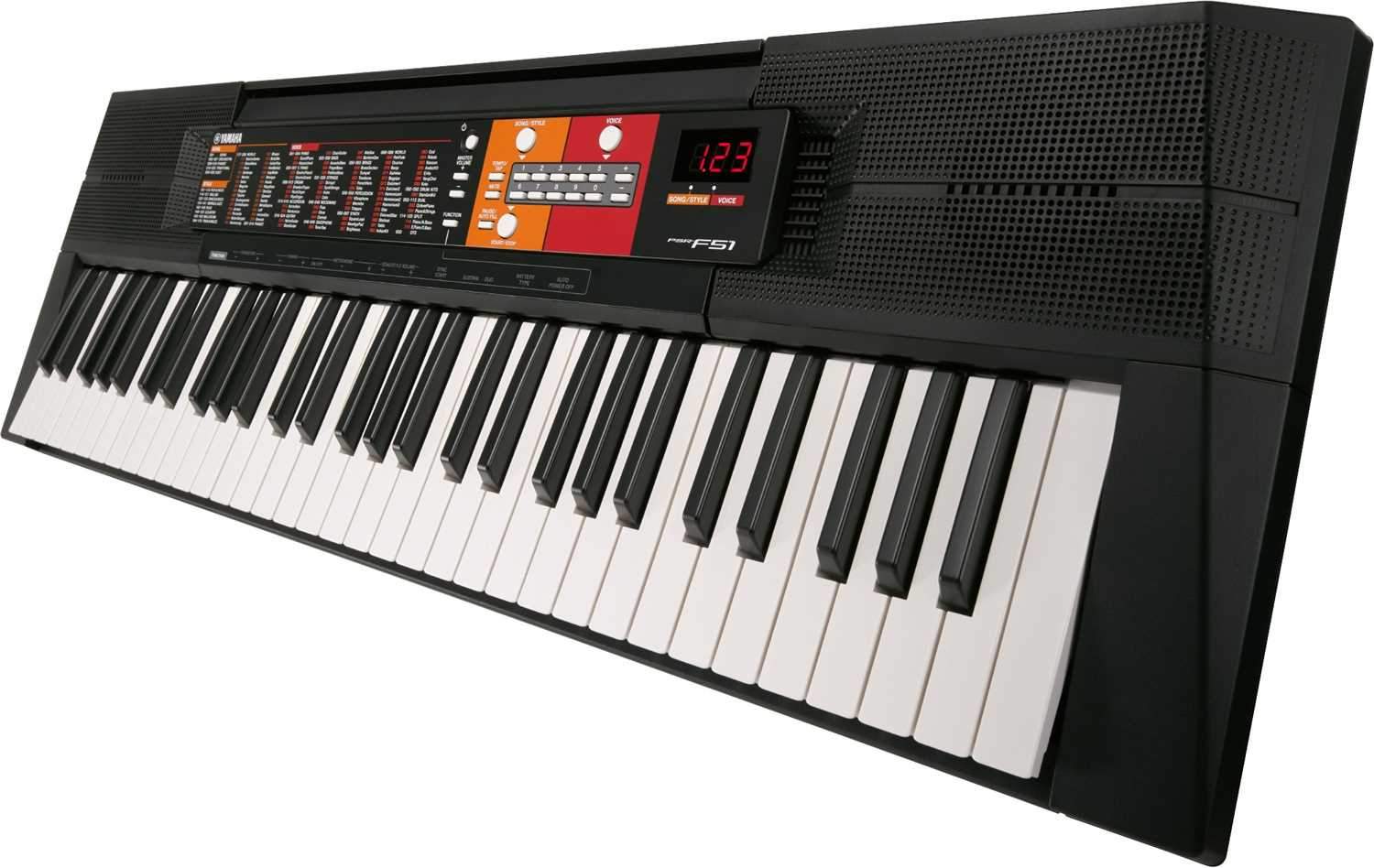 Yamaha PSR-F51 61-Key Entry-Level Portable Keyboard - PSSL ProSound and Stage Lighting