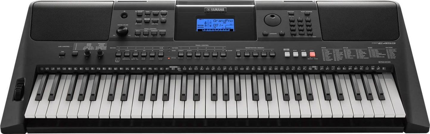 Yamaha PSRE453 61-Key High-Level Portable Keyboard - PSSL ProSound and Stage Lighting