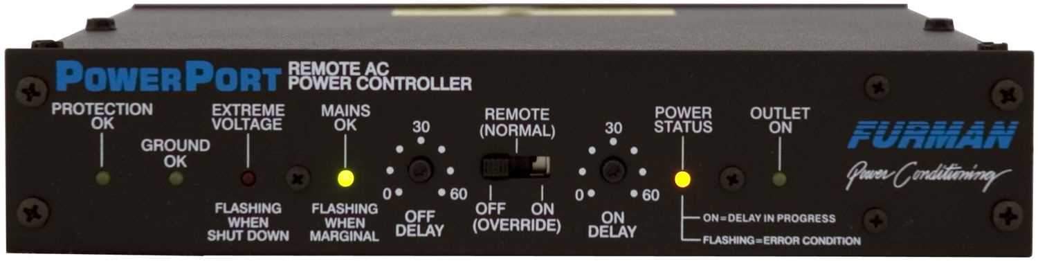 Furman PWRPORT Remote AC Power Controller - PSSL ProSound and Stage Lighting