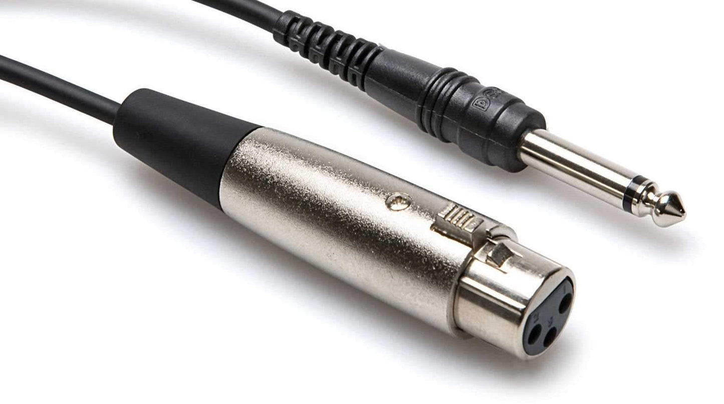 Hosa PXF-103 3-Foot Single XLR (F) To 1/4" (M) Unbalanced Cable - PSSL ProSound and Stage Lighting