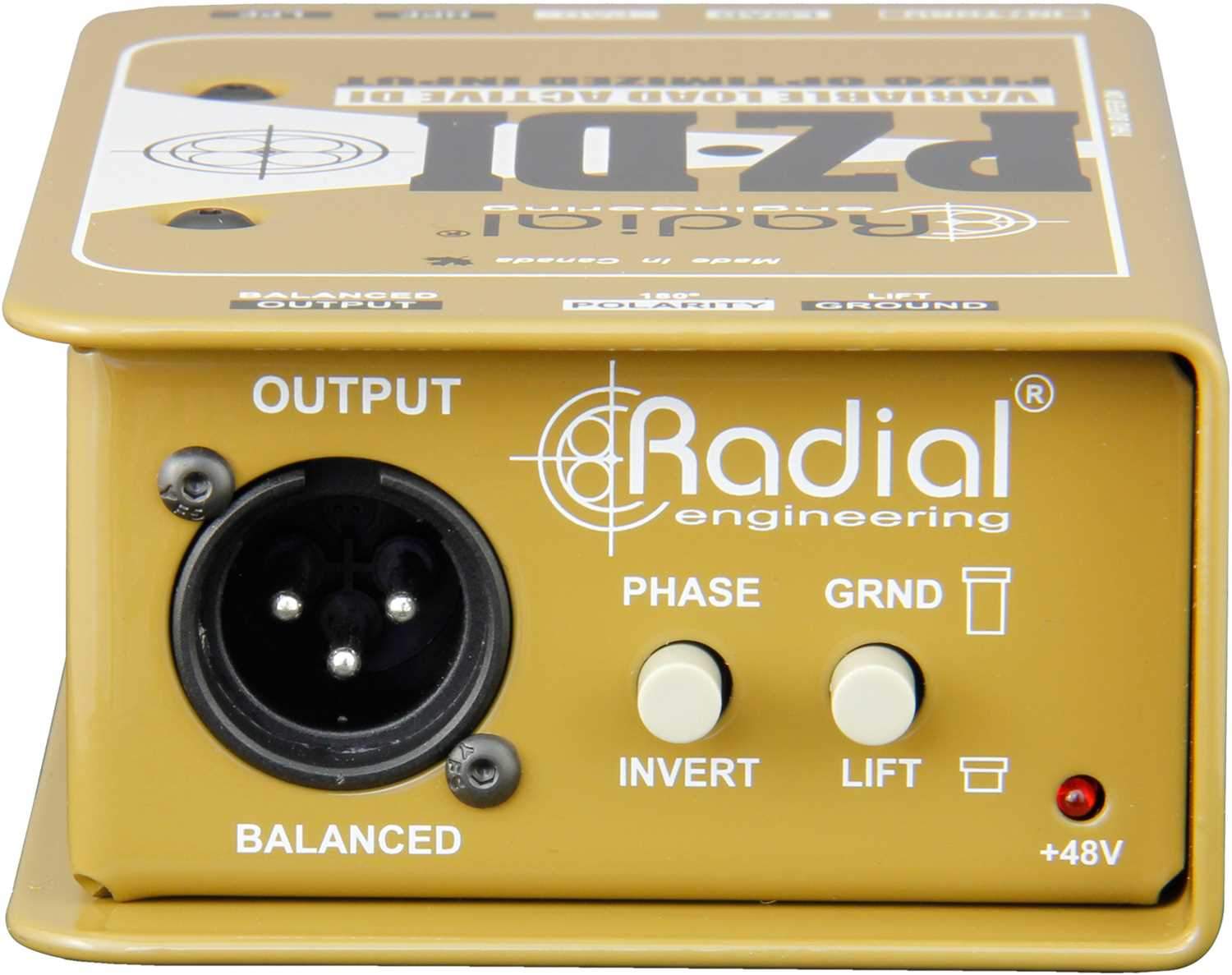 週末限定値下げ　Radial PZ-DI ダイレクトボックス Radial Engineering PZ-DI Piezo Optimized DI Box - Vintage King