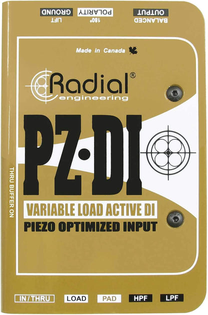 Radial PZ-DI Active DI for Orchestra - PSSL ProSound and Stage Lighting