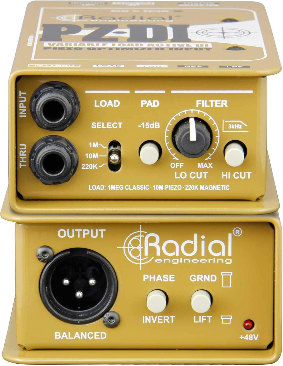 Radial PZ-DI Active DI for Orchestra - PSSL ProSound and Stage Lighting