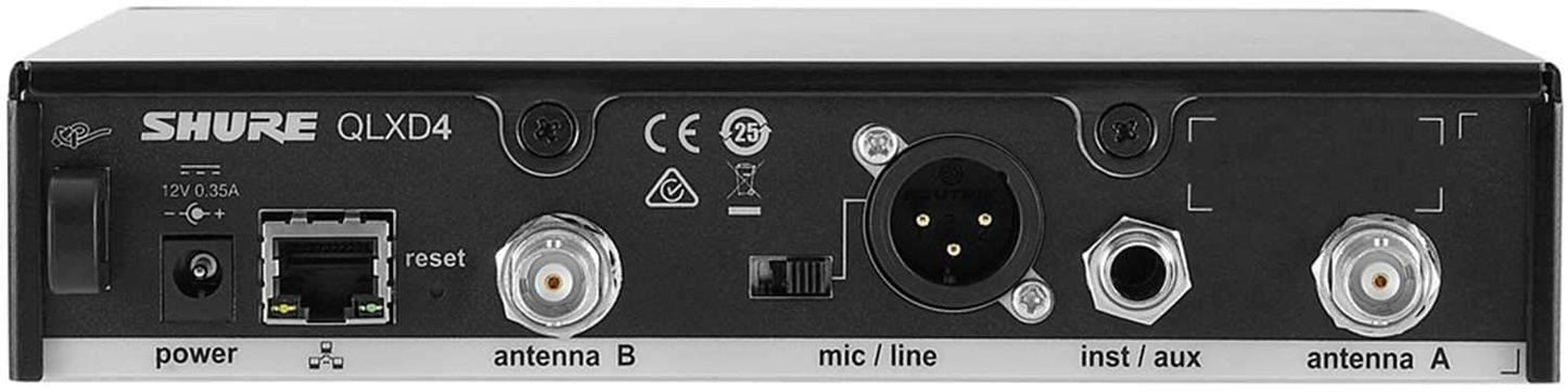Shure QLXD Dual Wireless Mic WL185 Lav & SM58 X52 - PSSL ProSound and Stage Lighting