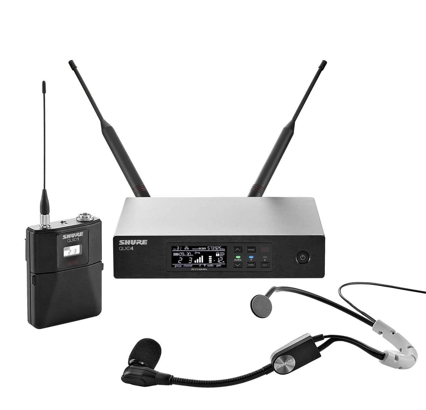 Shure QLXD Wireless Headset Mic System with SM35 - PSSL ProSound and Stage Lighting