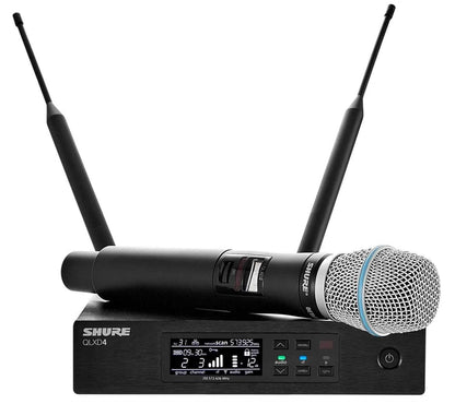 Shure QLXD24B87A Wireless Vocal Mic with Beta87a H50 - PSSL ProSound and Stage Lighting