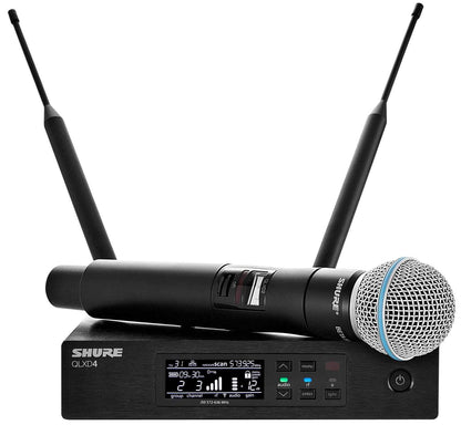 Shure QLXD Wireless Handheld Mic System with Beta 58 - PSSL ProSound and Stage Lighting