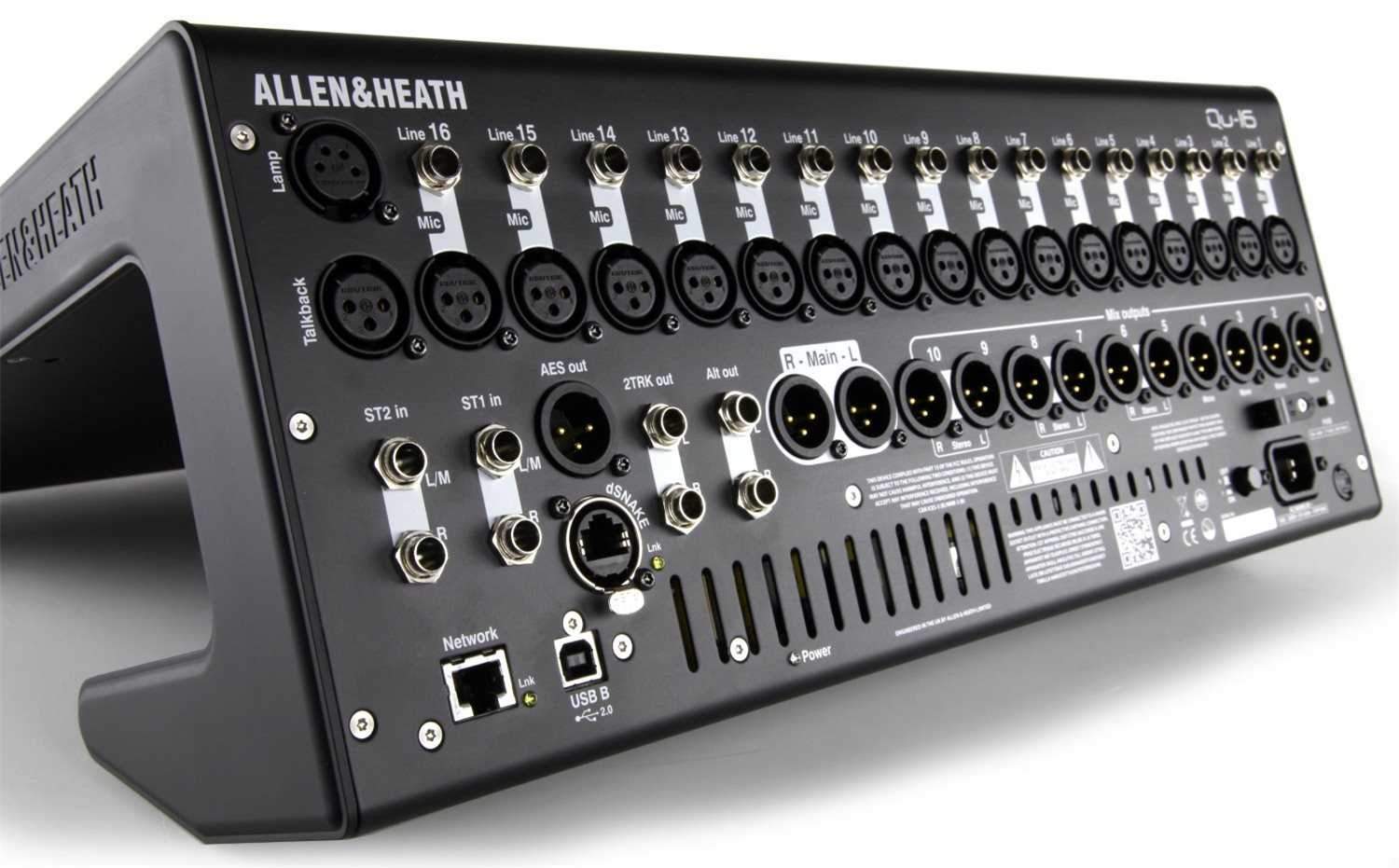 Allen & Heath QU-16 Chrome 16-Ch Digital Mixer – Solotech
