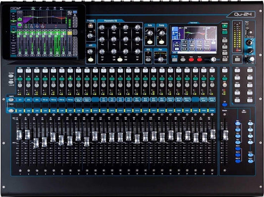 Allen & Heath QU-24 Chrome 24-Ch Digital Mixer - PSSL ProSound and Stage Lighting