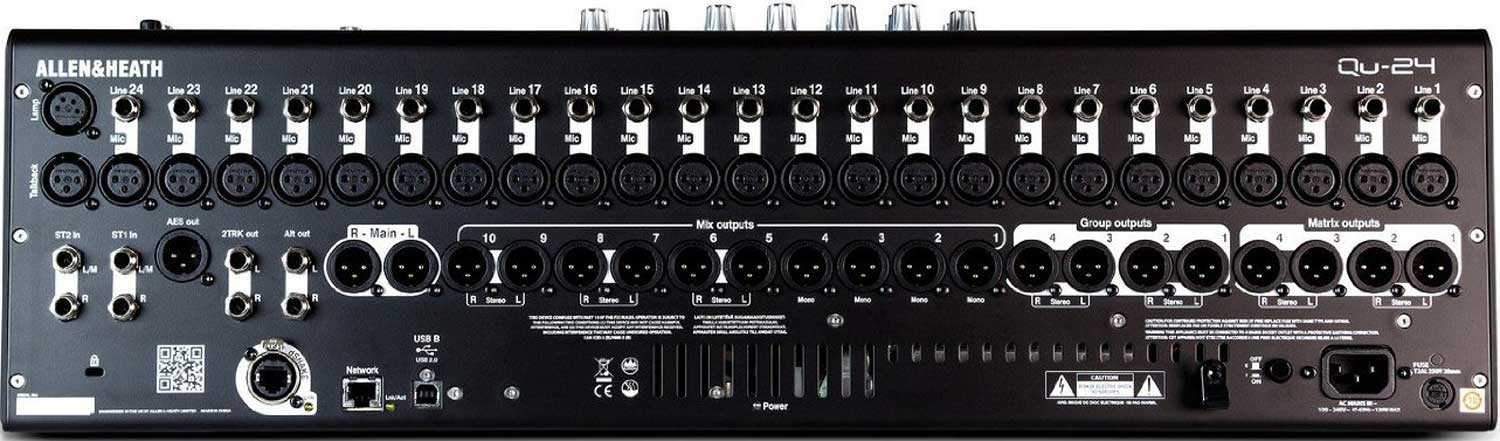 Allen & Heath Qu-24 Digital Mixer – Solotech