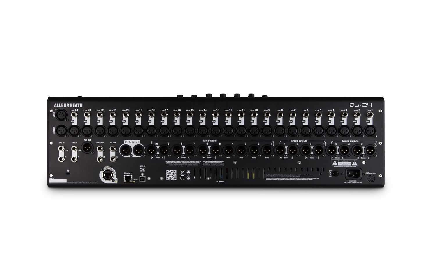 Allen & Heath QU 24 Digital Live Sound PA Mixer - PSSL ProSound and Stage Lighting