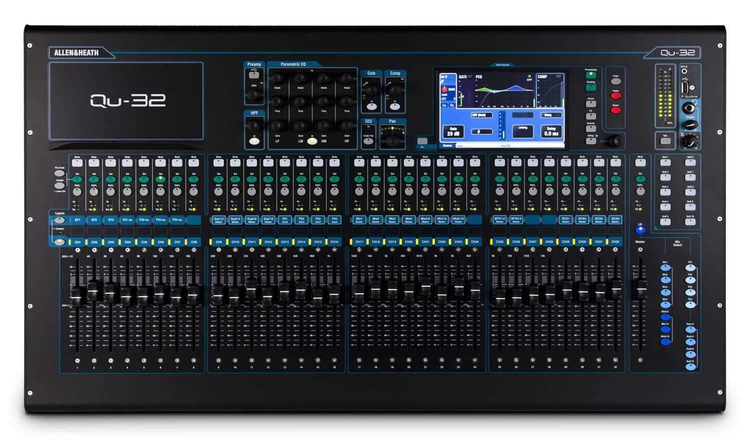 Allen & Heath QU-32 32-Channel Digital Mixer - PSSL ProSound and Stage Lighting