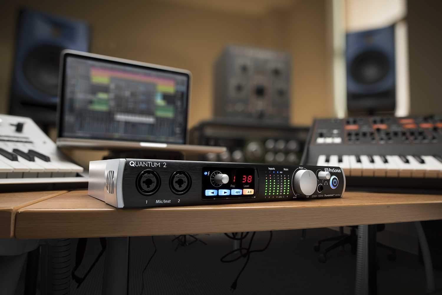 PreSonus Quantum 2 Thunderbolt 2 Audio Interface - PSSL ProSound and Stage Lighting