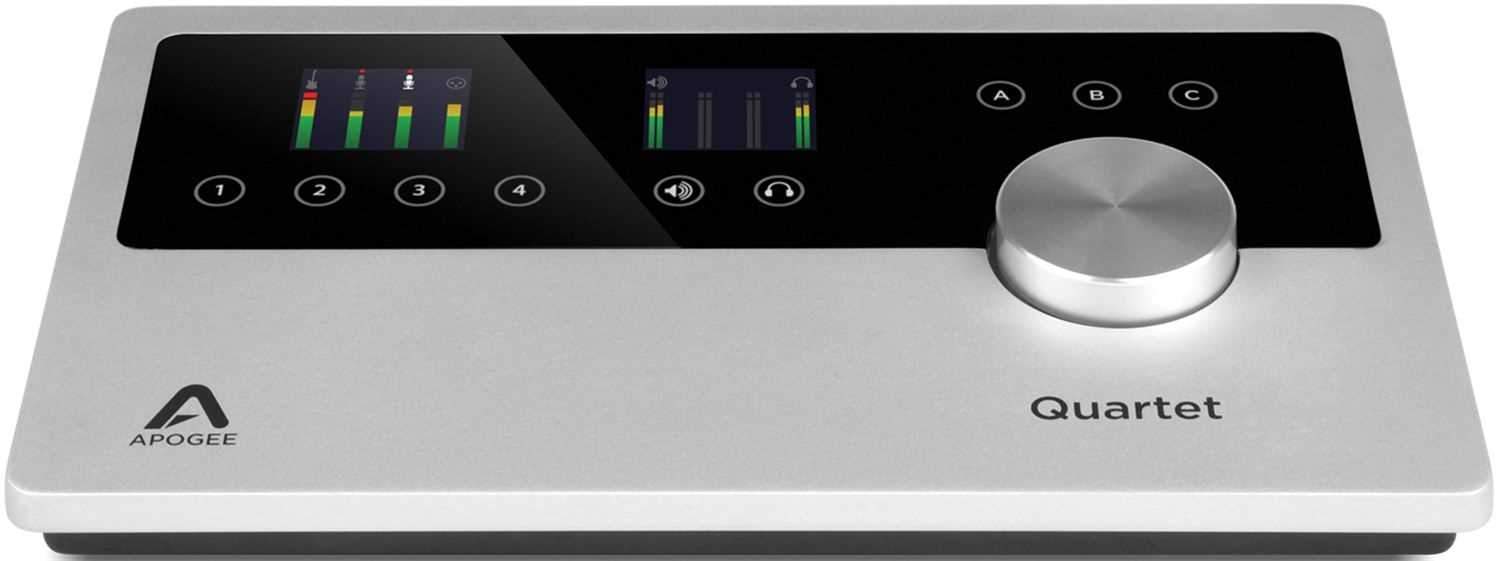 Apogee QUARTET 4ch 24/192kHz Audio Interface - PSSL ProSound and Stage Lighting