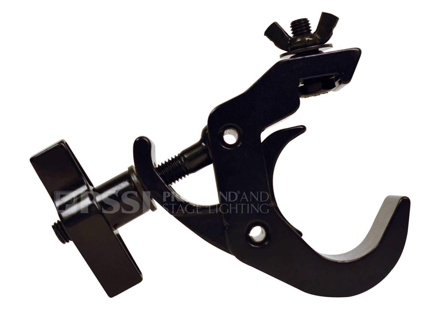 Global Truss Quick Rig Hook Clamp for 1.5-2in Truss Black | Solotech
