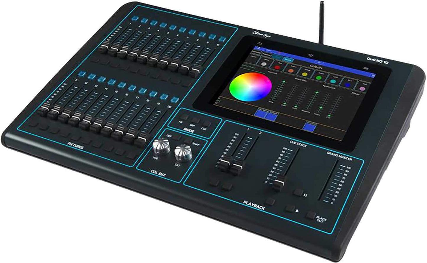 ChamSys QuickQ 10 Single Universe Compact Lighting Console - PSSL ProSound and Stage Lighting