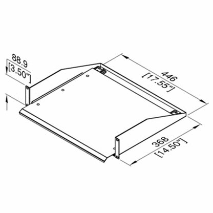 Penn Elcom R1194/2UK-SL 2U Sliding Rack Shelf - PSSL ProSound and Stage Lighting