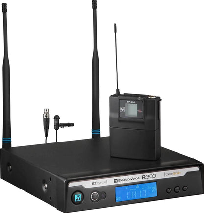 Electro-Voice R300-L-A Uni-Lapel Wireless System with Case - PSSL ProSound and Stage Lighting