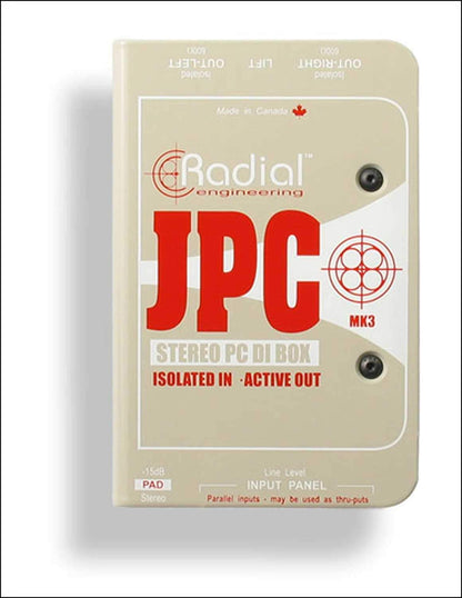 Radial Engineering JPC Active Stereo Direct Box - PSSL ProSound and Stage Lighting