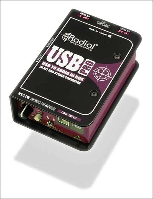 Radial Engineering USB-Pro Digital Stereo DI - PSSL ProSound and Stage Lighting