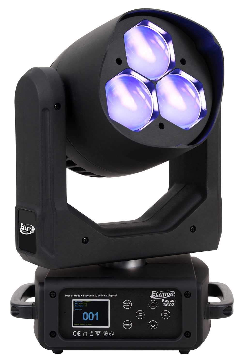 Elation Rayzor 360Z 3x60-Watt RGBW LED Moving Head Light - PSSL ProSound and Stage Lighting