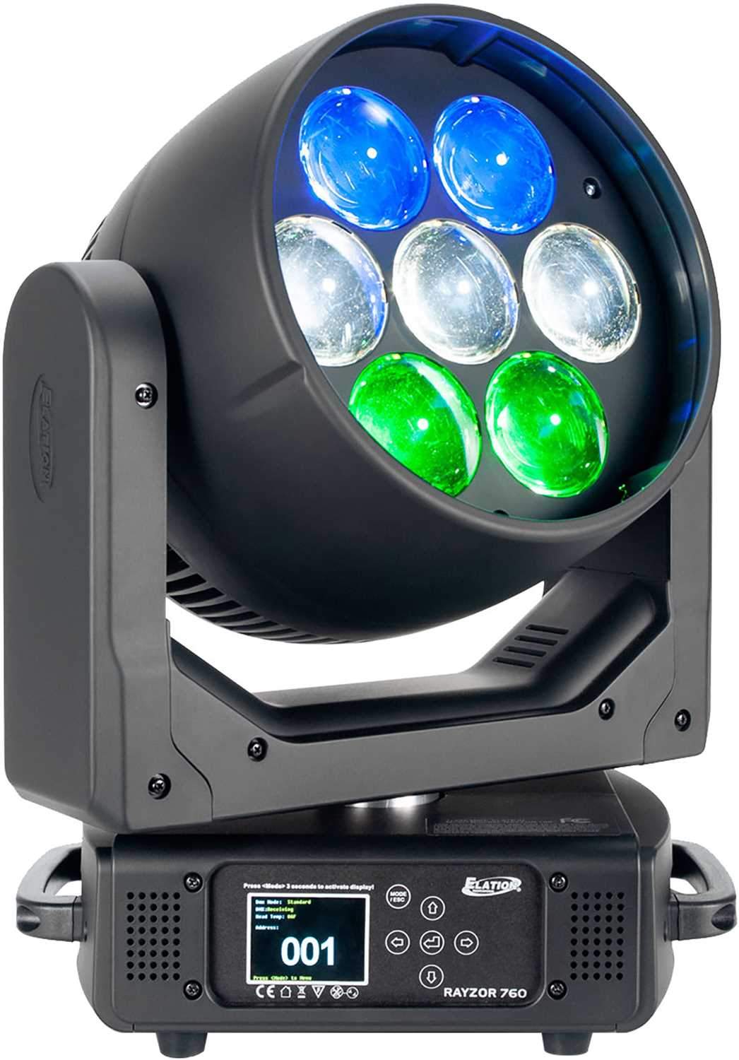 Elation RAYZOR 760 RGBW Moving Head with SparkLED System - PSSL ProSound and Stage Lighting