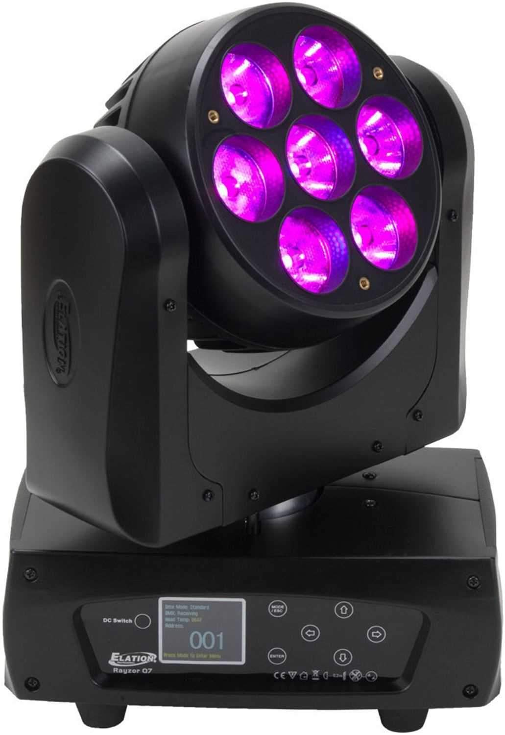 Elation Rayzor Q7 7x 15-Watt RGBW Quad LED Beam - PSSL ProSound and Stage Lighting