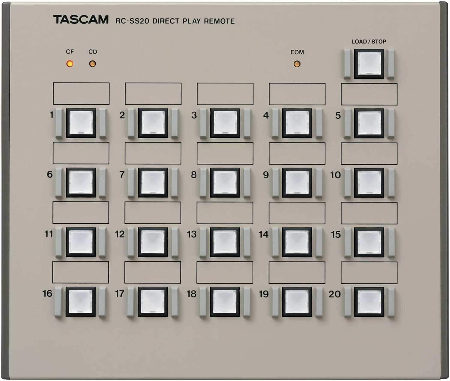 Tascam RCSS20 Direct Play Remote - PSSL ProSound and Stage Lighting