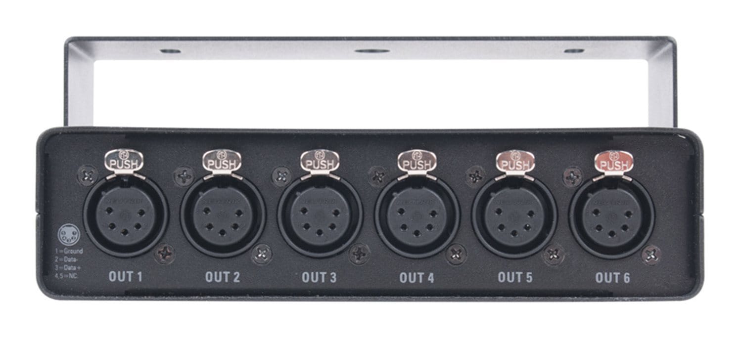 Elation RDMX6S 6-Way RDM/DMX DATA Splitter