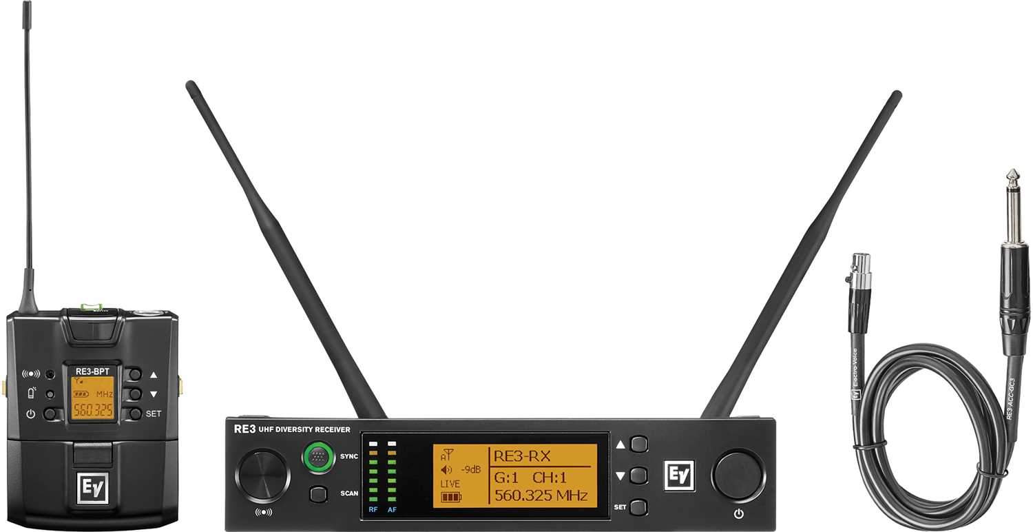 Wireless Instruments Electro-Voice RE3 BPGC Wireless Instrument Mic Set – Solotech