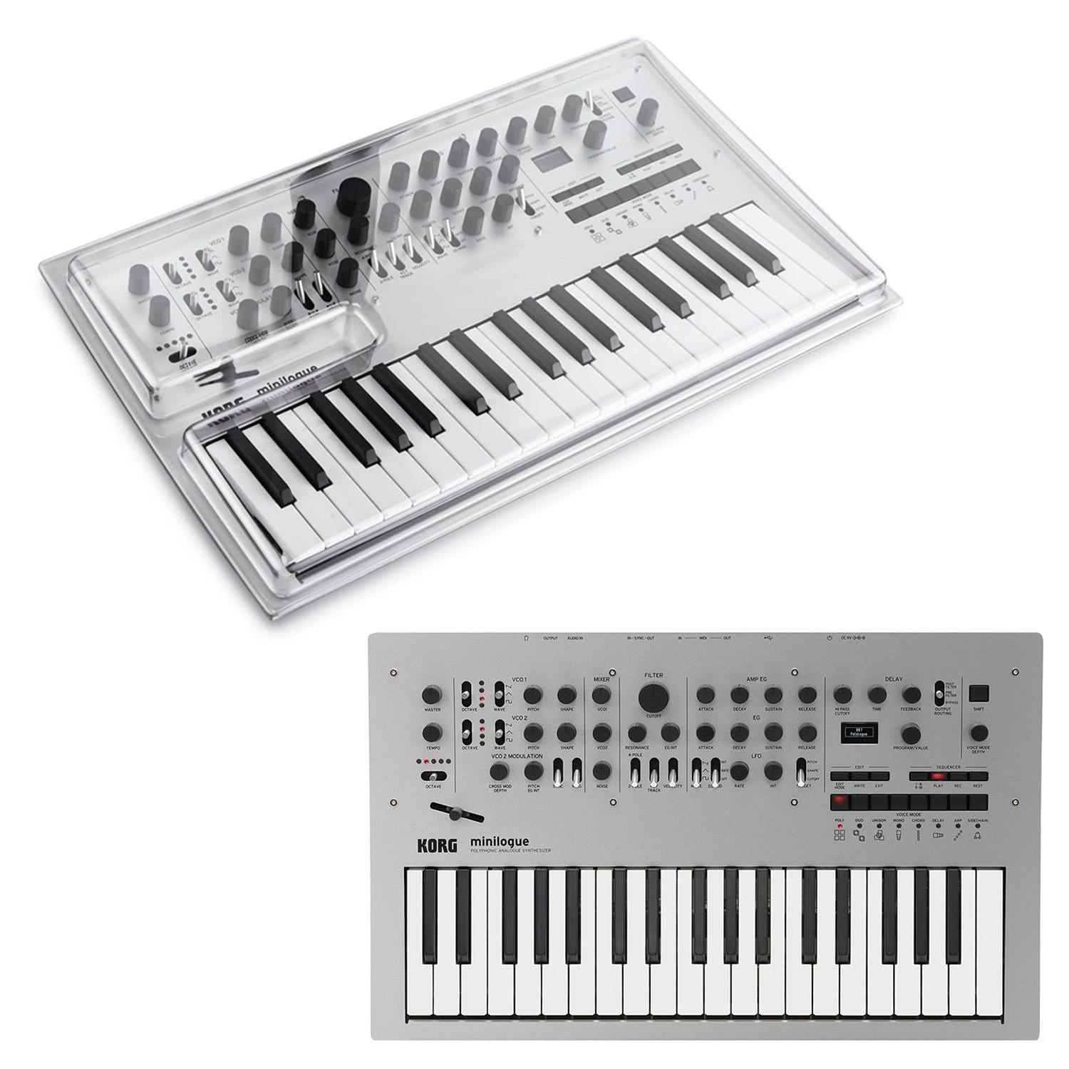 Korg Minilogue Polyphonic Analog Synth & Decksaver - PSSL ProSound and Stage Lighting