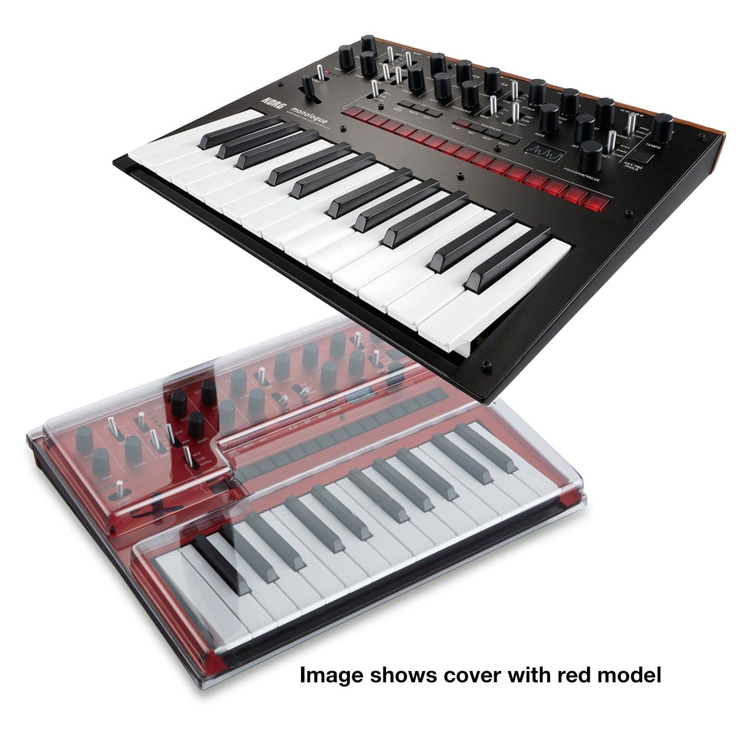 Korg Monologue Analog Monophonic Black Synth & Decksaver - PSSL ProSound and Stage Lighting