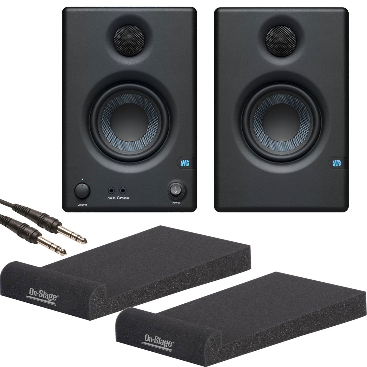 PreSonus Eris E3.5 Studio Monitors with Platforms - PSSL ProSound and Stage Lighting