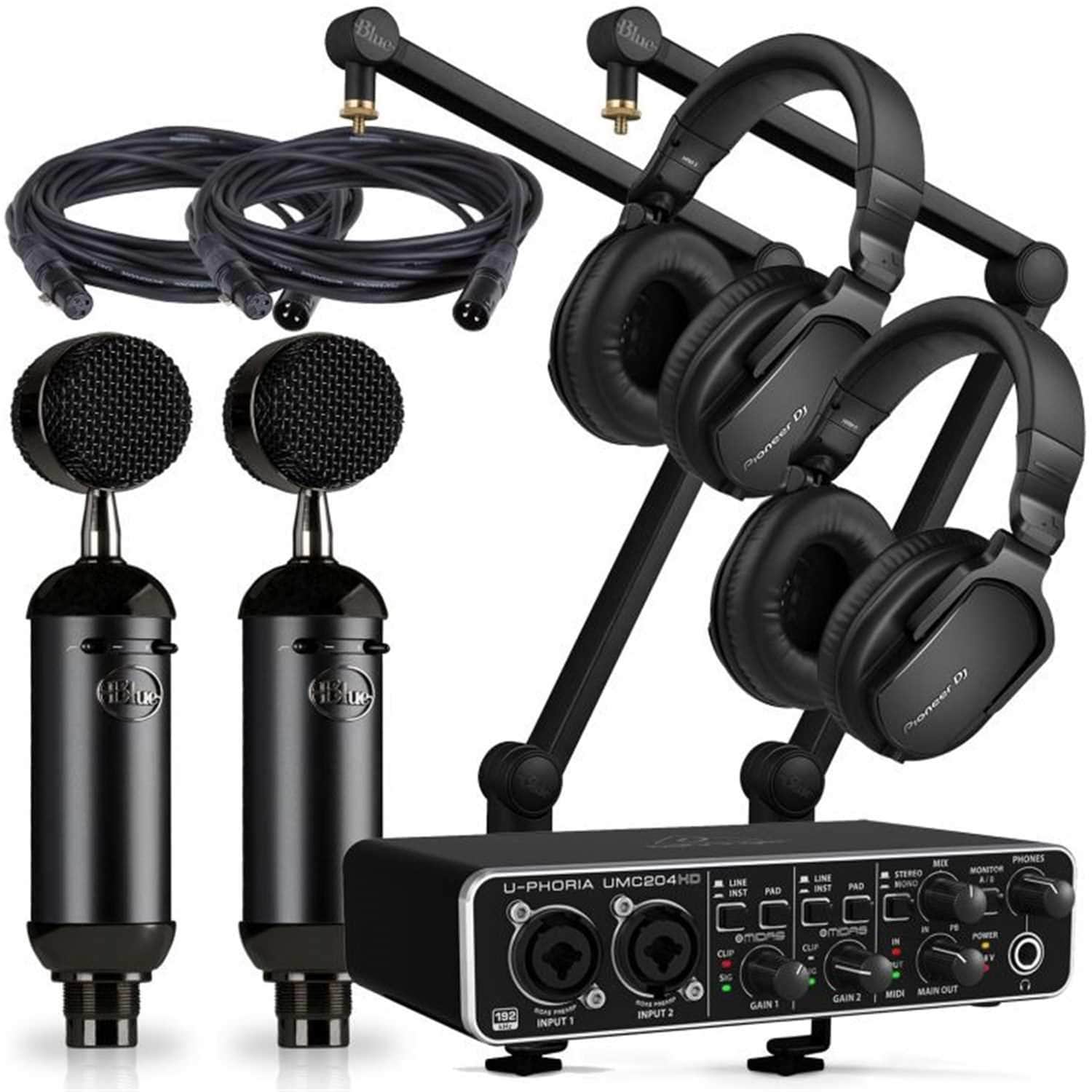 Blue Blackout Spark Podcast Bundle with two HRM-5 - PSSL ProSound and Stage Lighting