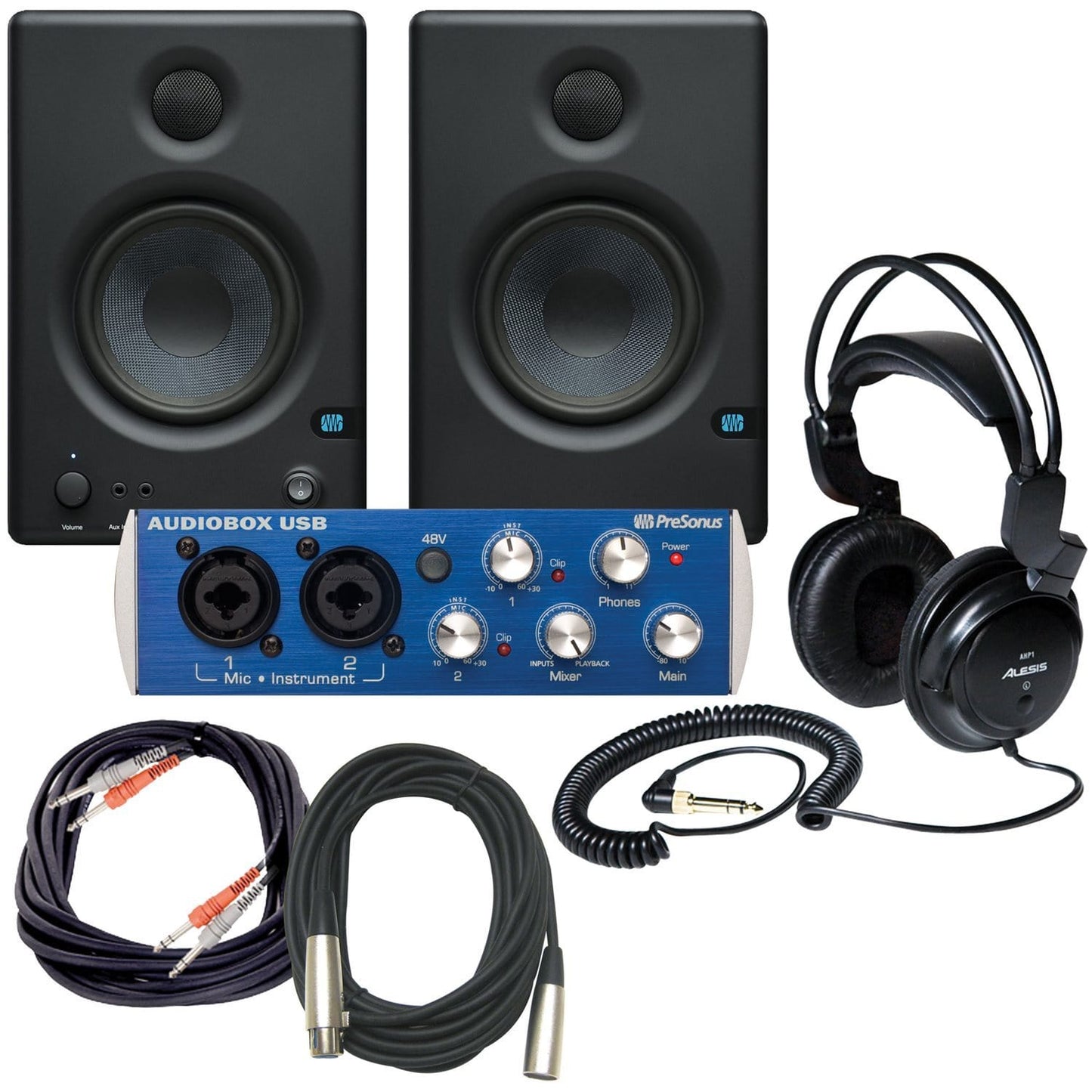 PreSonus Audiobox USB Interface & E4.5 Monitors - PSSL ProSound and Stage Lighting